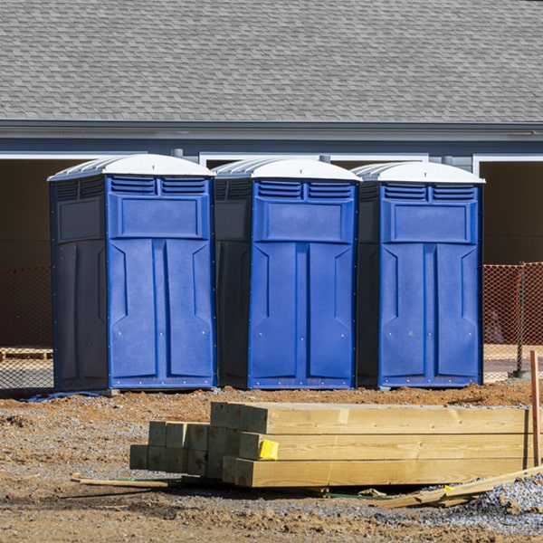 do you offer hand sanitizer dispensers inside the porta potties in Harlem Illinois